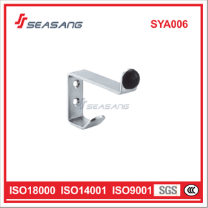 Tope de puerta de acero inoxidable de alta calidad con perchero, Sya006