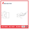 Herrajes para ducha de baño de acero inoxidable Bisagra de puerta de vidrio Skh010b
