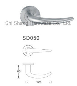Soporte para palanca de manija de puerta de acero inoxidable de alta calidad de varios estilos personalizados SD050