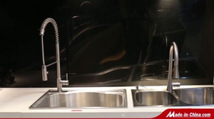 Grifo de cocina extraíble de acero inoxidable CSA con rociador de ducha